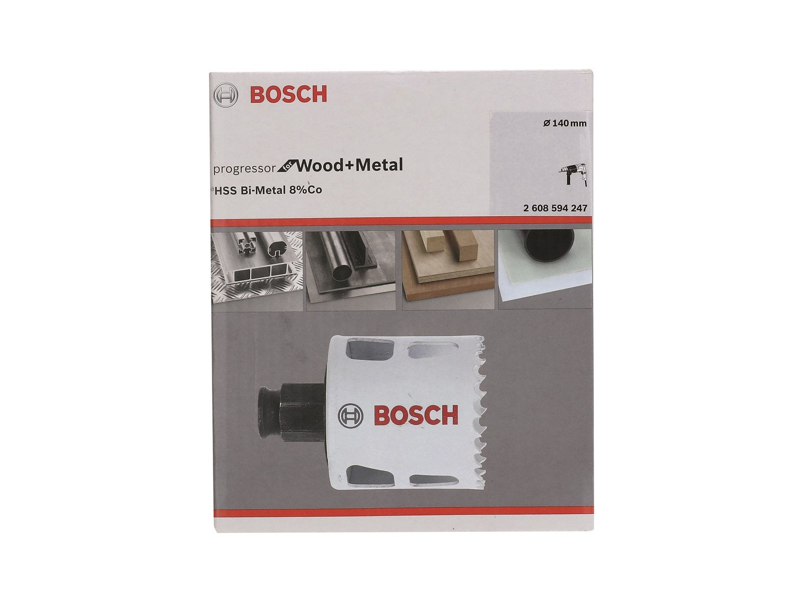 Bosch HULSAV HSS-BIM POWERCHANGE 140MM