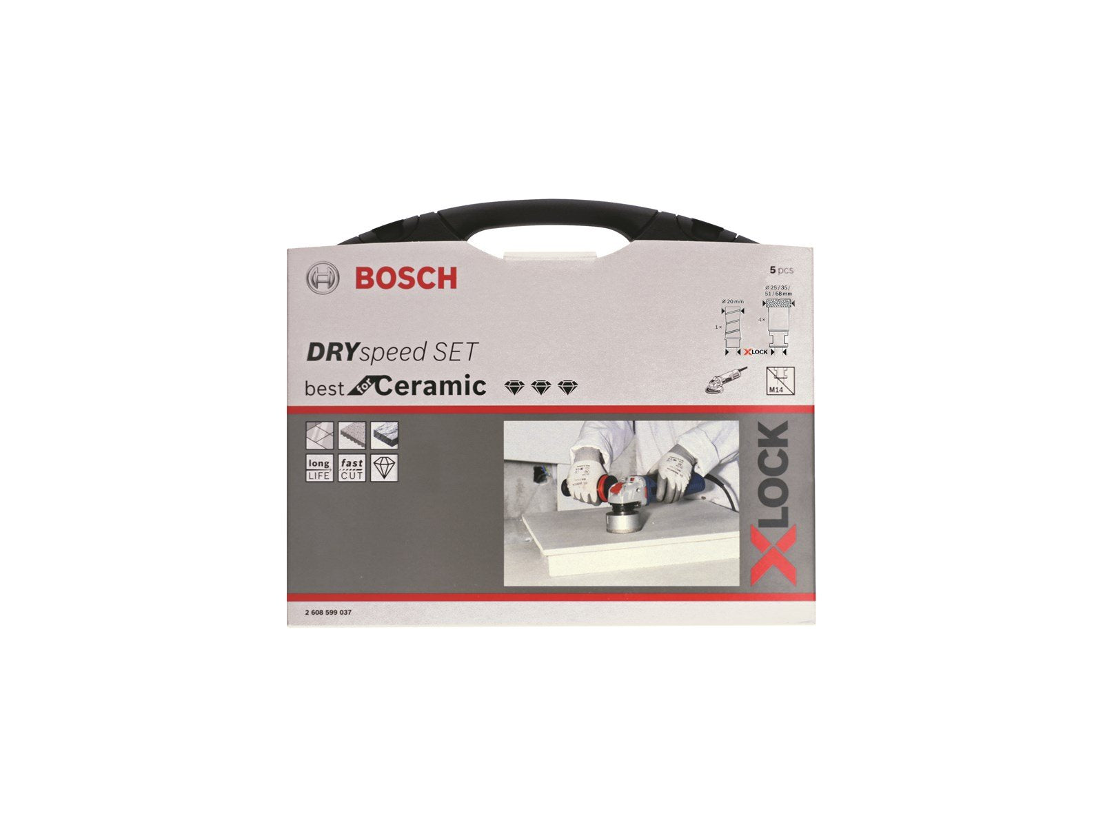 Bosch DIAMANTHULSAVSÆT X-LOCK