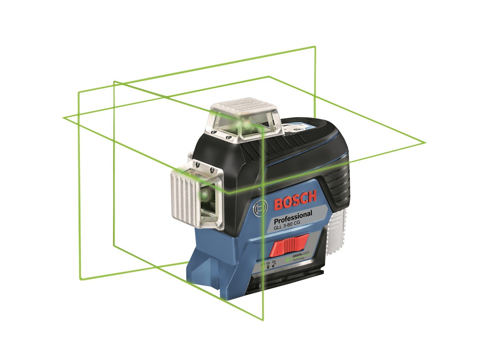 Bosch Professional CIRKELLASER GLL 3-80CG SOLO L-BOXX
