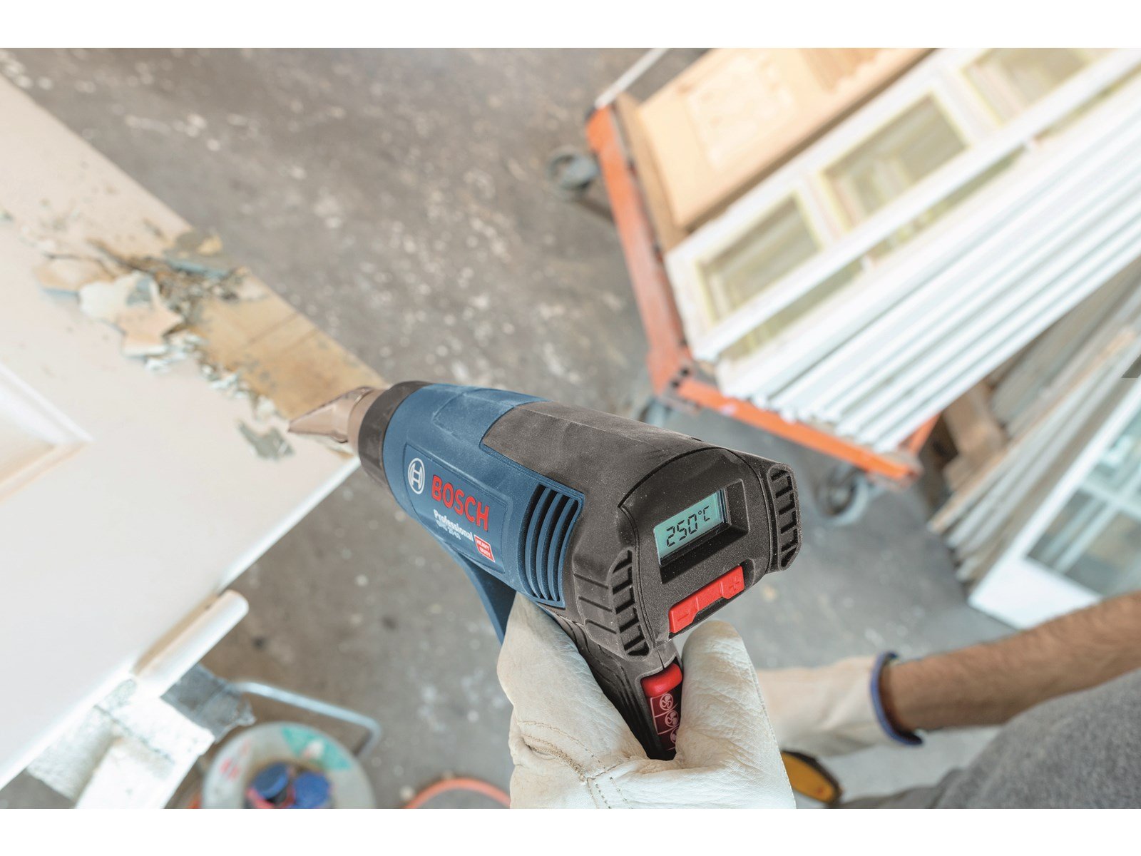 Bosch Professional Blue bosch 2000w heat gun ghg 20-63 carton