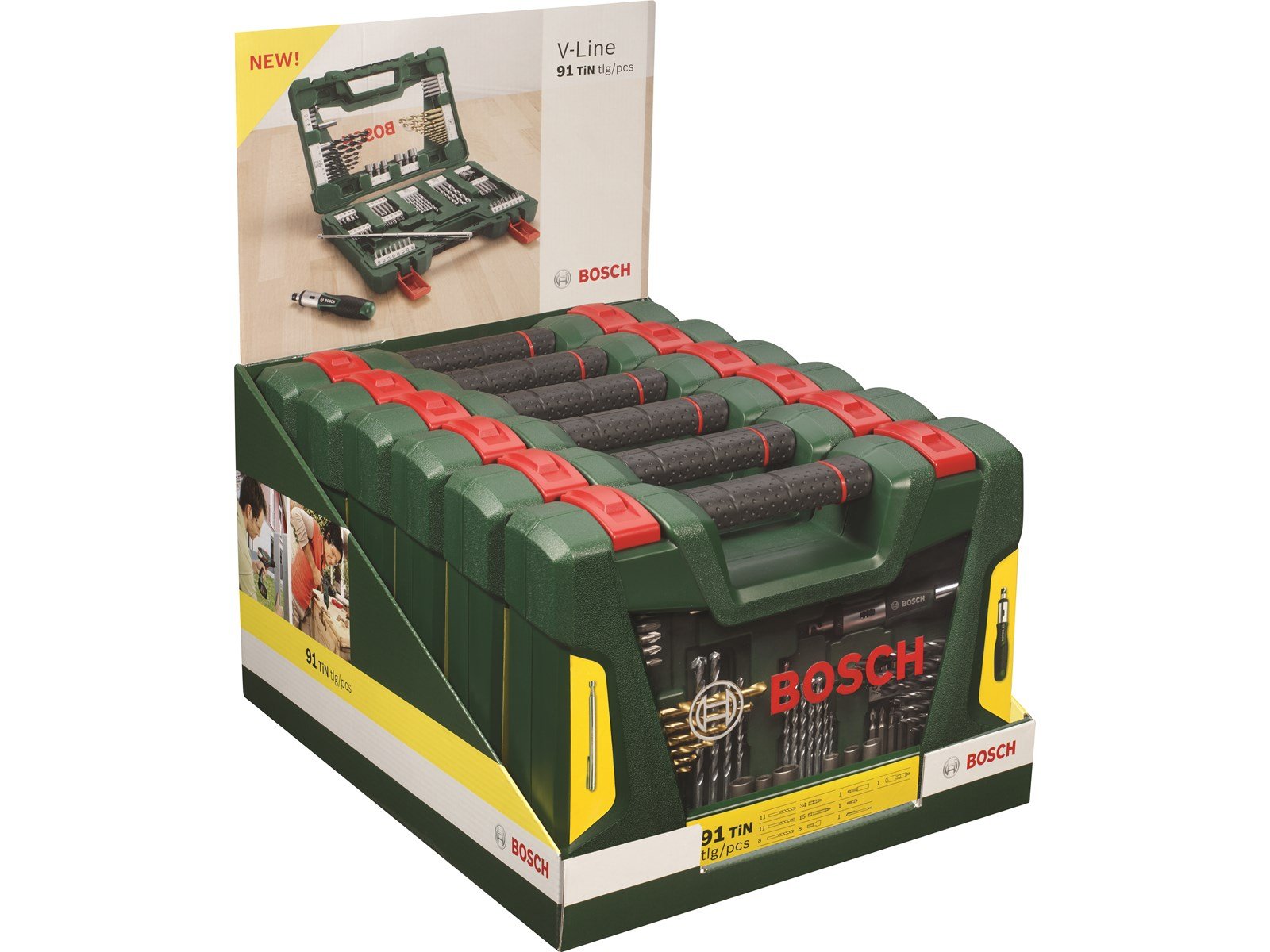 Bosch BOR-/BITSSÆT V-LINE 91 DELE