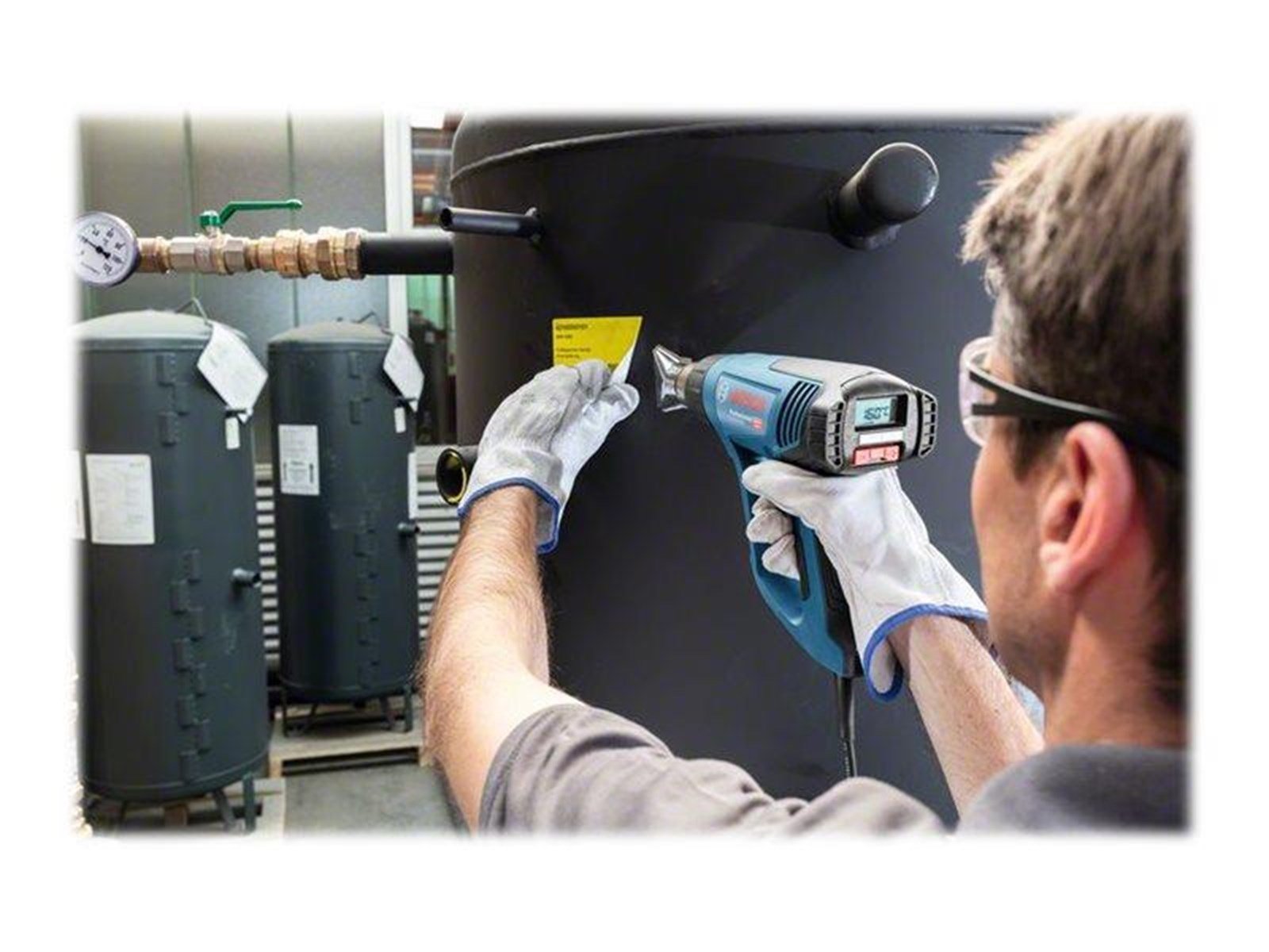 Bosch Professional Blue bosch 2300w heat gun ghg 23-66 case