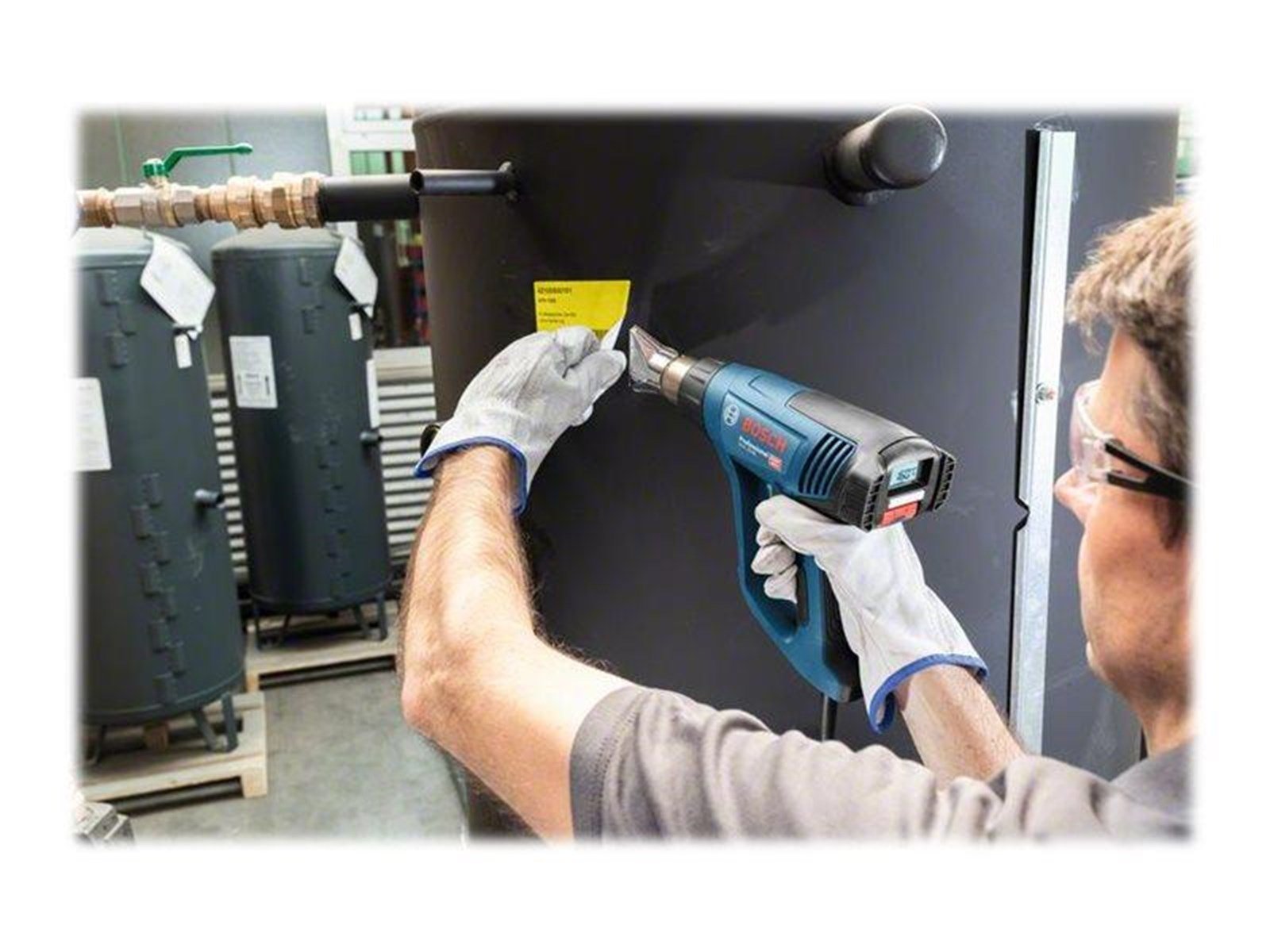 Bosch Professional Blue bosch 2300w heat gun ghg 23-66 case