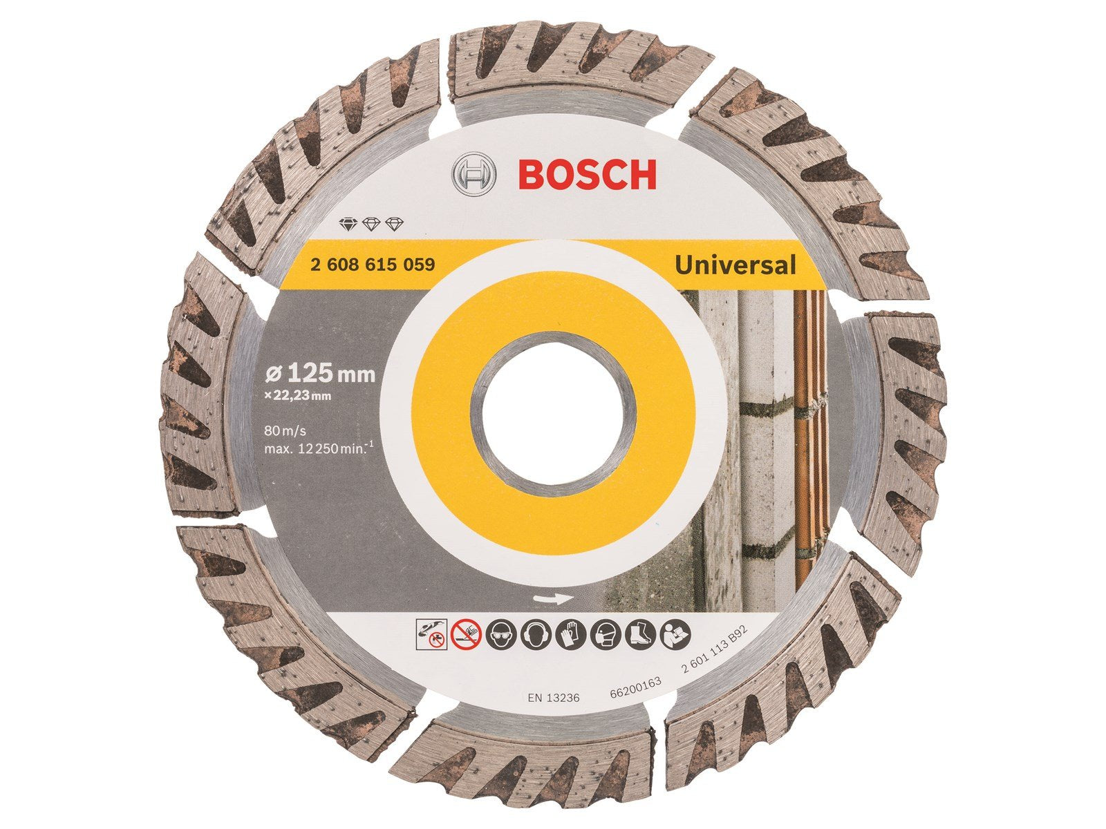 Bosch DIAMANTSKIVE STD UNIVERSAL 125X22.23MM