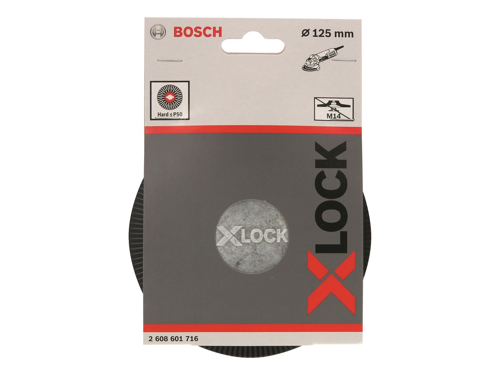 Bosch BAGSKIVE PLAST X-LOCK HARD 125MM