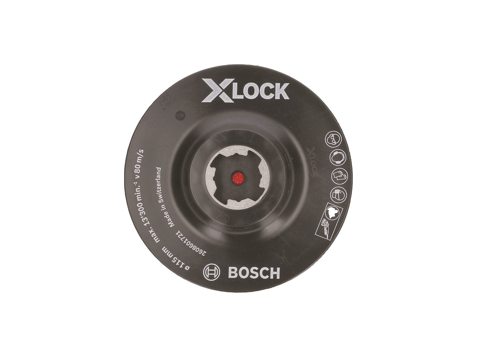 Bosch BAGSKIVE PLAST X-LOCK VELCRO 115MM