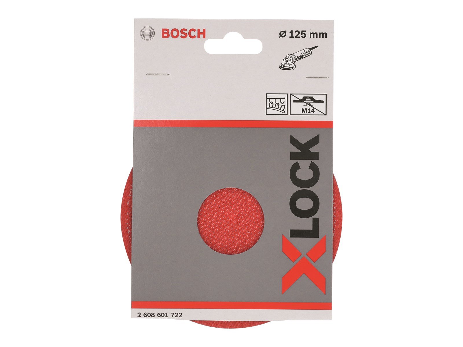 Bosch BAGSKIVE PLAST X-LOCK VELCRO 125MM