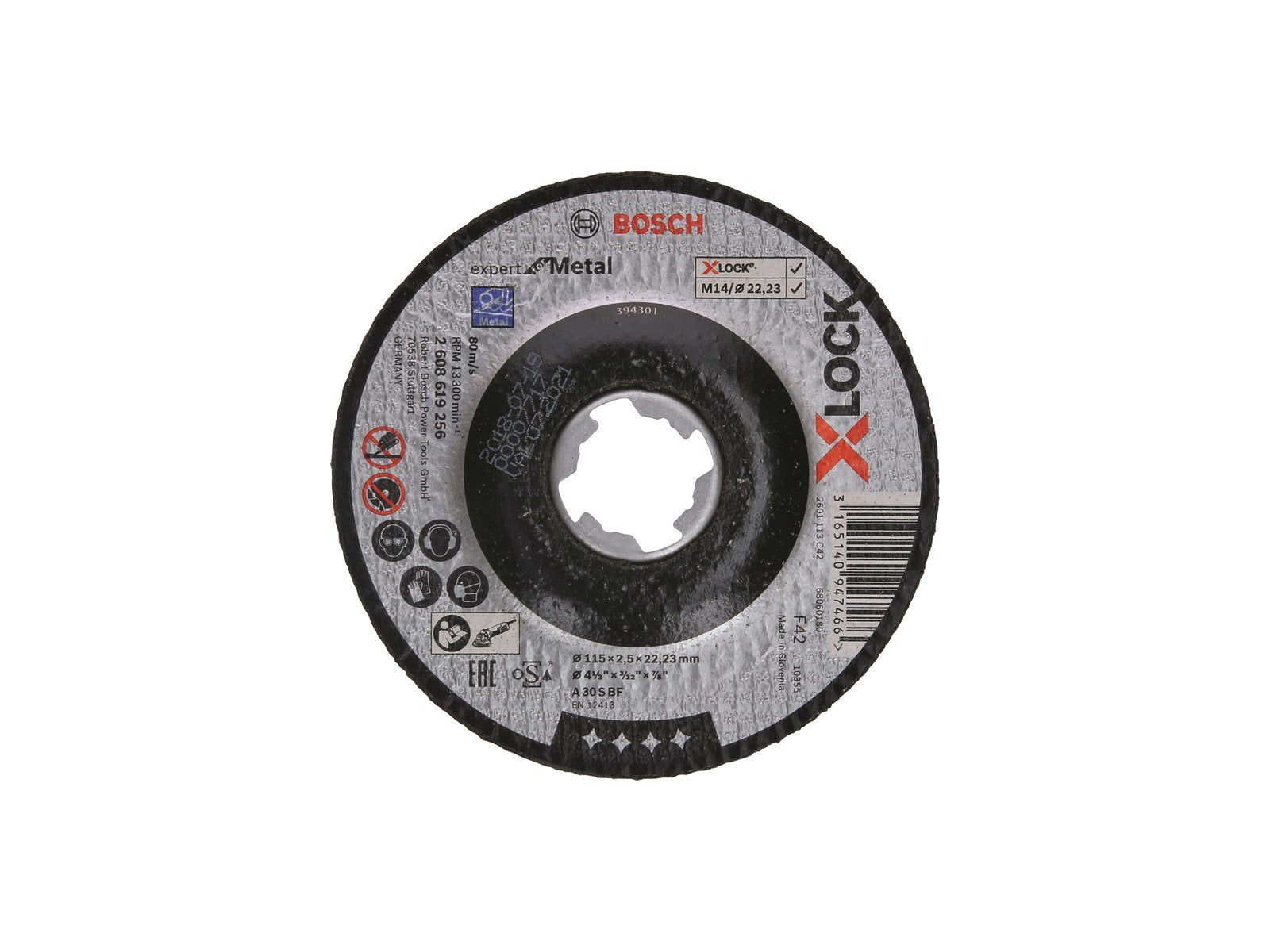 Bosch SKÆRESKIVE XL EFM FORKRØP 115X22.2X2.5MM