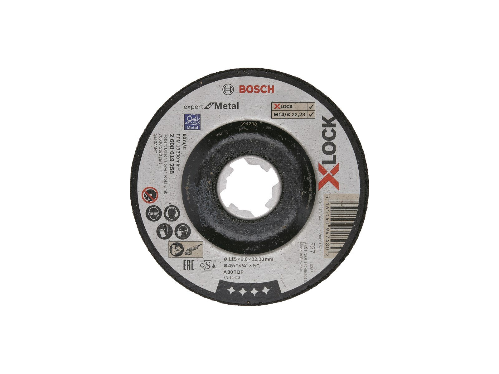 Bosch SKRUBSKIVE X-LOCK EFM 115X22.2X6MM