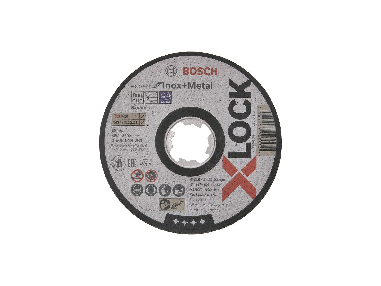 Bosch SKÆRESKIVE X-LOCK EFMI 115X22.2X1.0MM