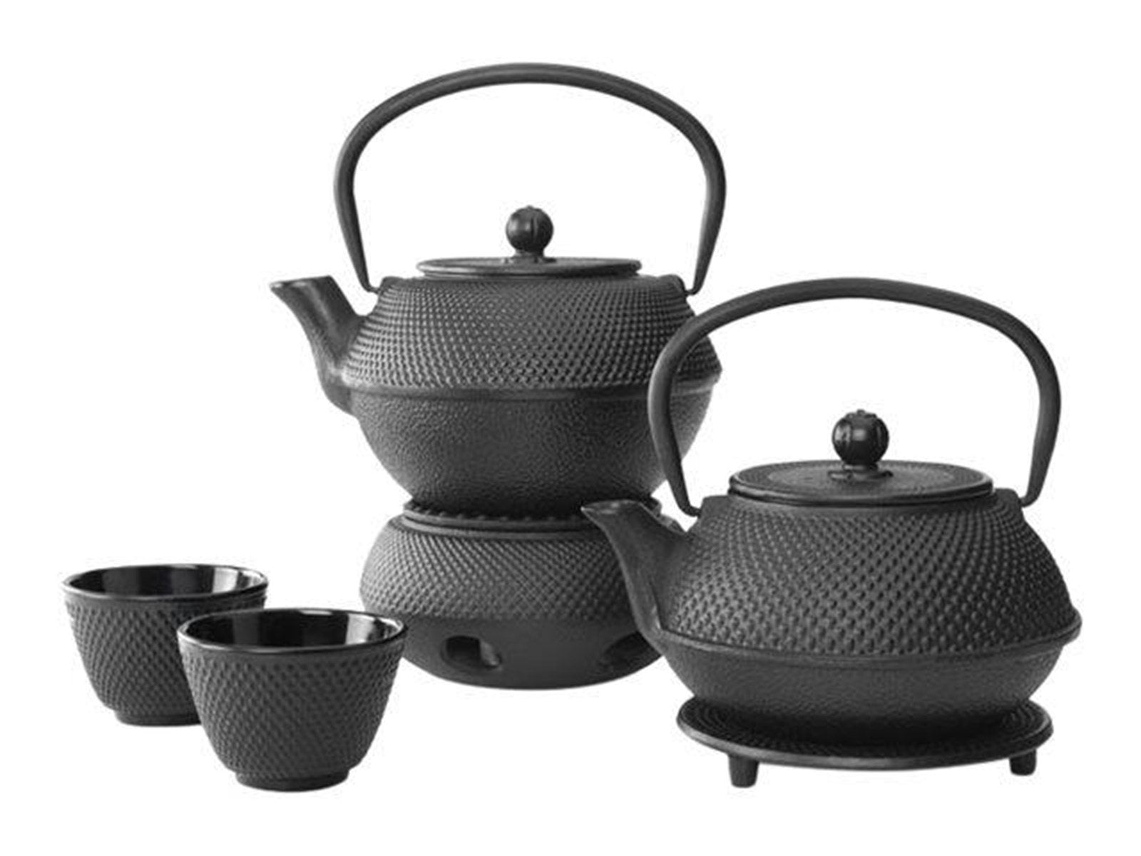 bredemeijer Teekanne, schwarz, Gusseisen, 1,1 l, JANG