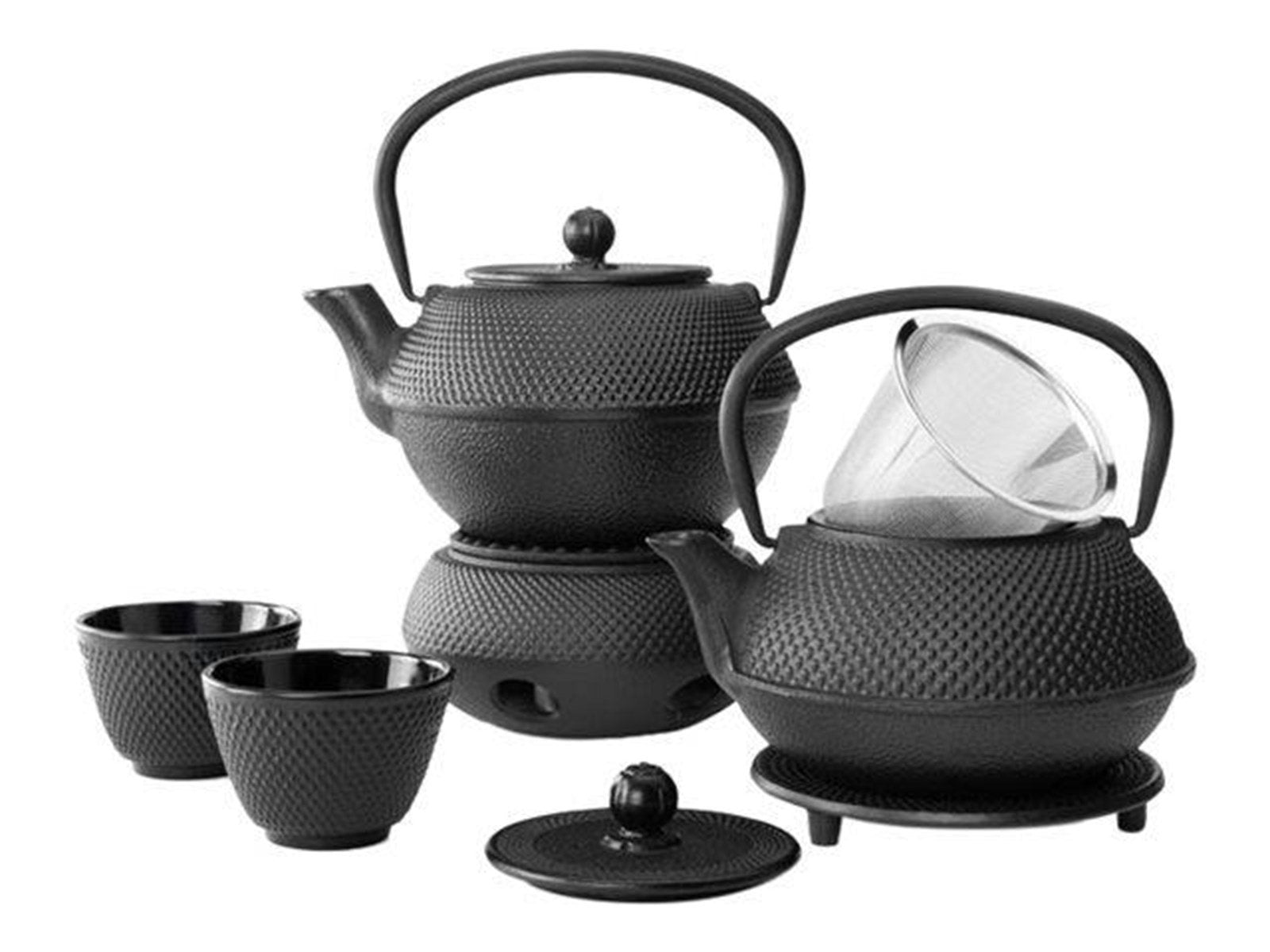 bredemeijer Teekanne, schwarz, Gusseisen, 1,1 l, JANG