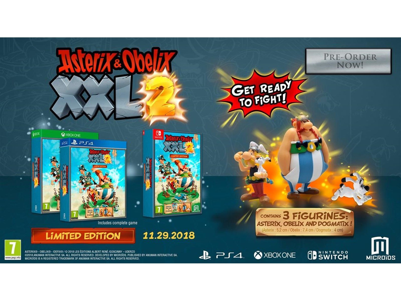 Asterix & Obelix XXL2 - Nintendo Switch - Platformer - PEGI 7