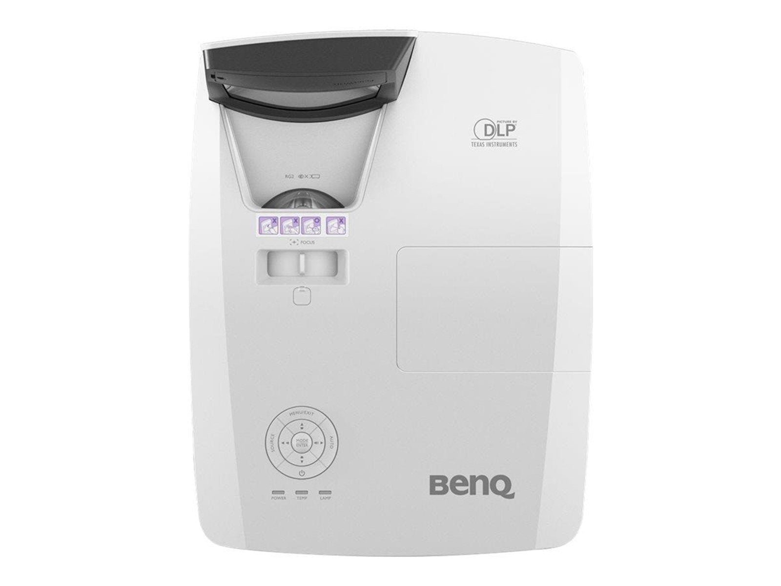 BenQ Projektoren MH856UST+ - DLP projector - ultra short-throw - 3D - 1920 x 1080 - 3500 ANSI lumens