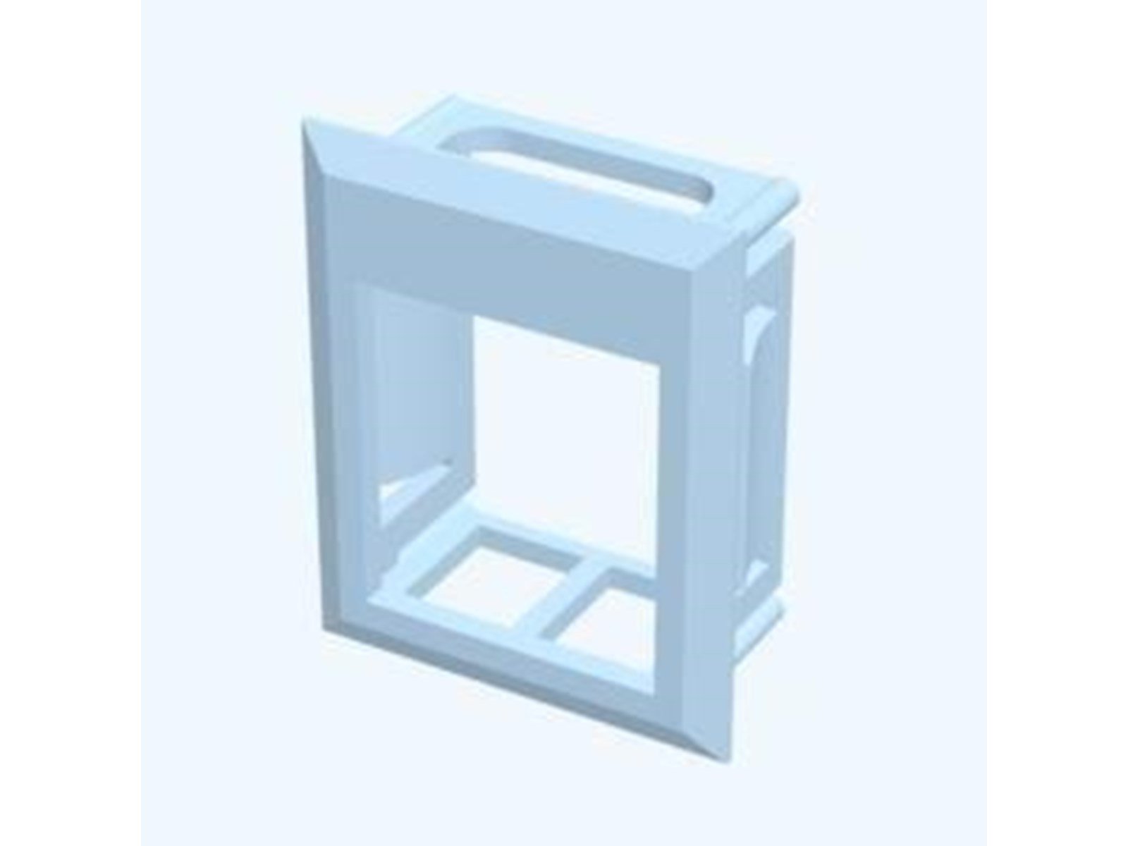 Belden Color frame for keystone blue