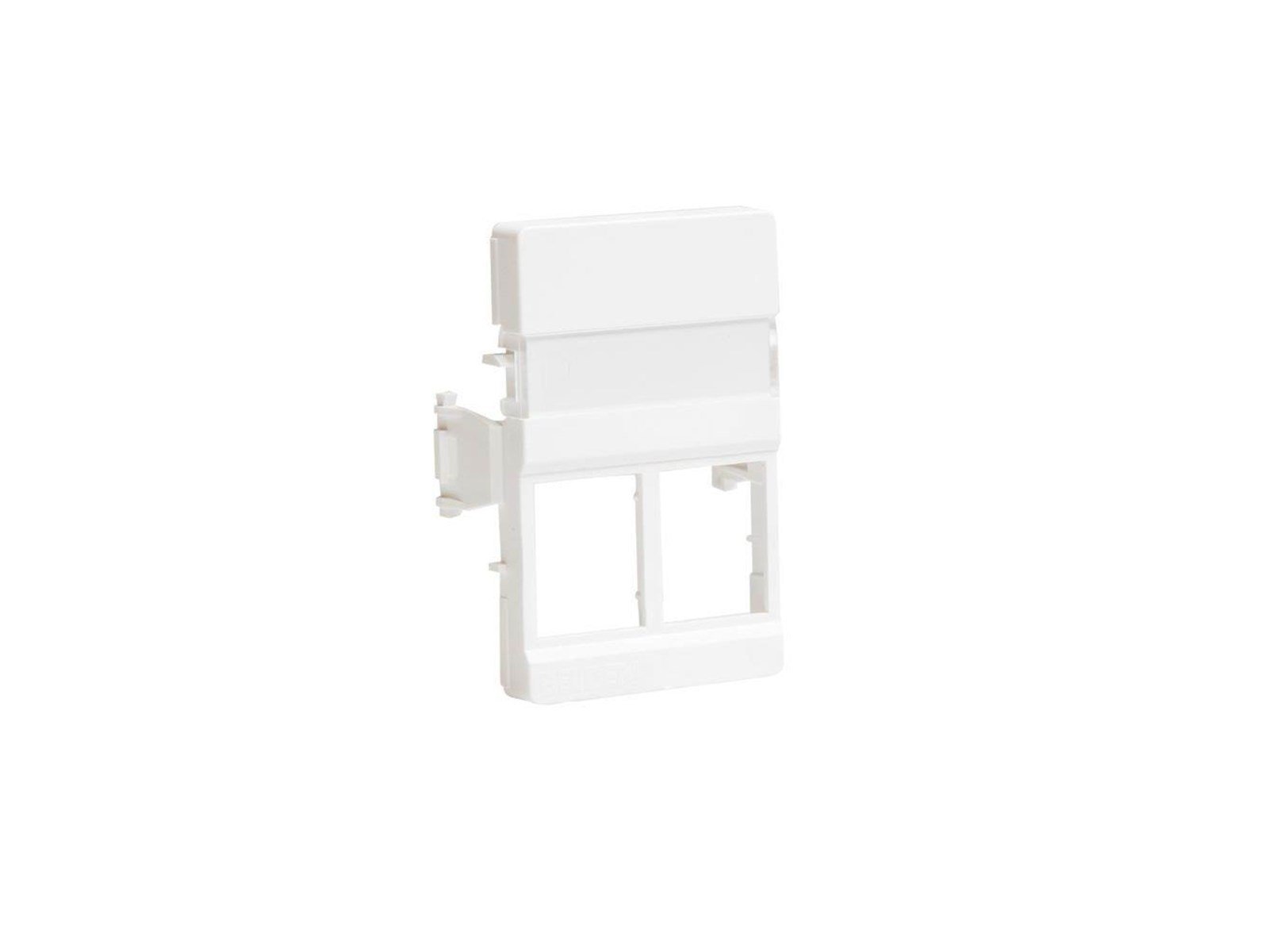 Belden Outlet clickline 2xrj45 white cdt design c