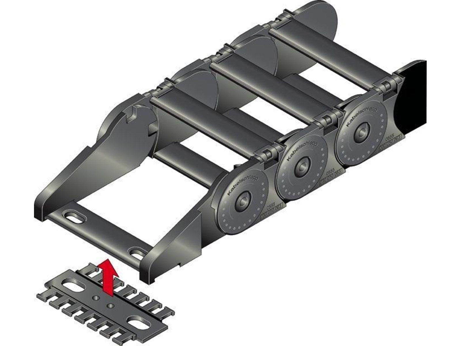 Bagger-Nielsen End connector with strain relief 0345.025 mb zl