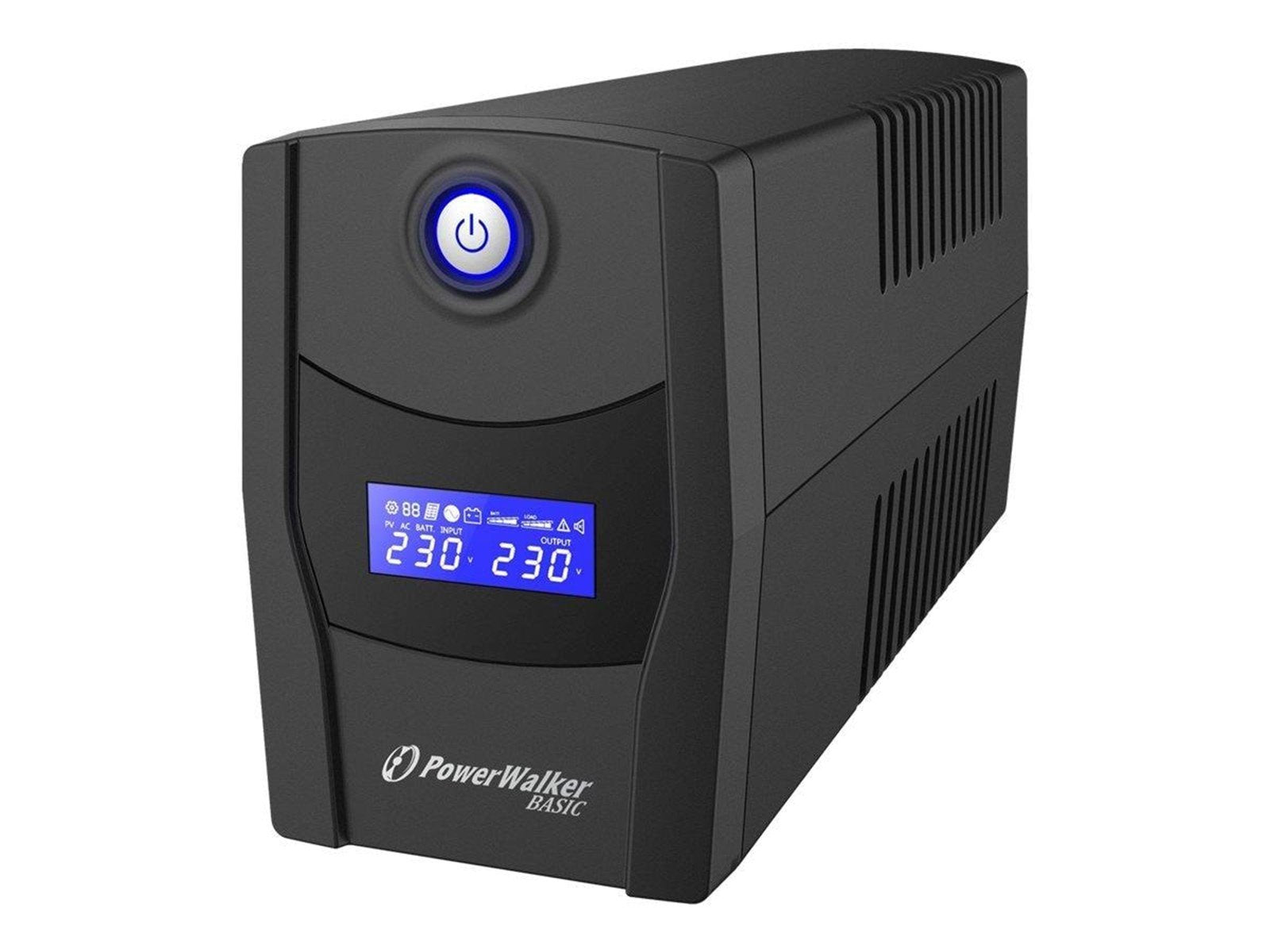 BlueWalker 10121074 - PowerWalker Basic VI STL - 1000VA/600W - Line Interactive UPS