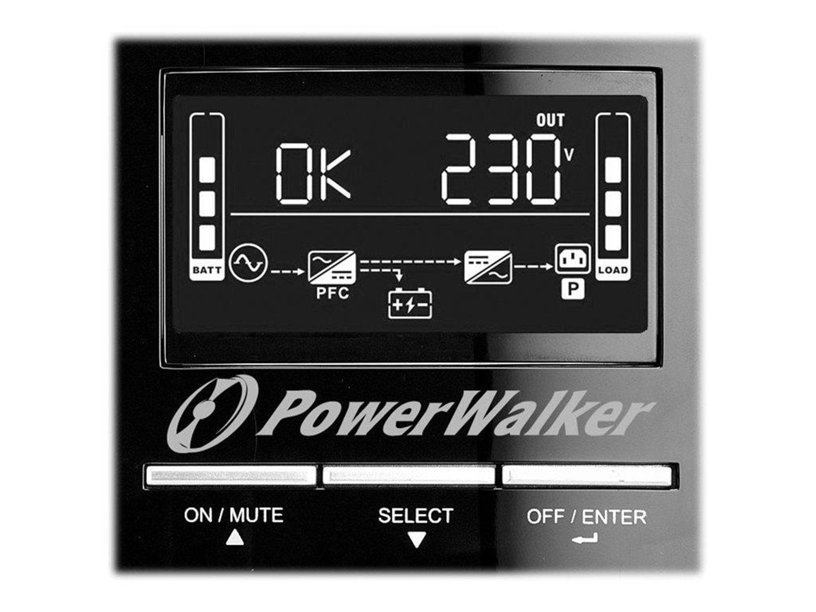 BlueWalker 10121103 -  PowerWalker VI CW - 1500VA/1050W - Line Interactive UPS