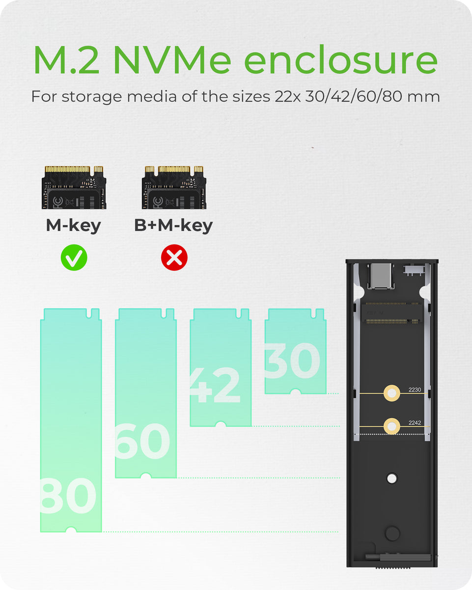 Externes Geh. IcyBox USB Type-C  Gehдuse fьr M.2 NVMe SSD