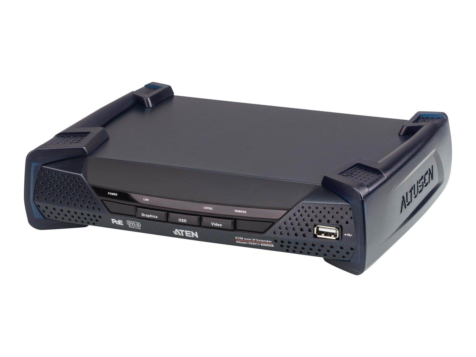 ATEN ALTUSEN KE6912R DVI KVM Over IP Extender (Receiver)