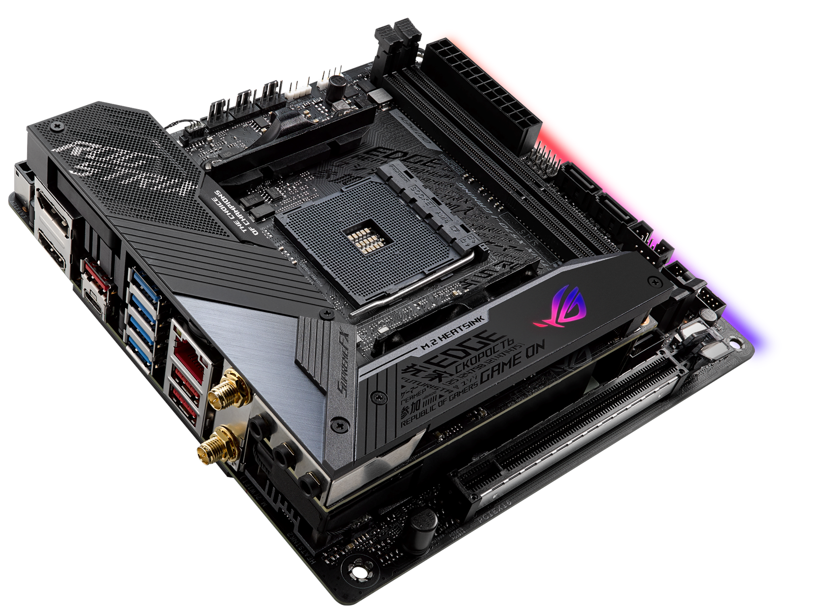 ASUS ROG STRIX X570-I GAMING Mainboard - AMD X570 - AMD AM4 socket - DDR4 RAM - Mini-ITX