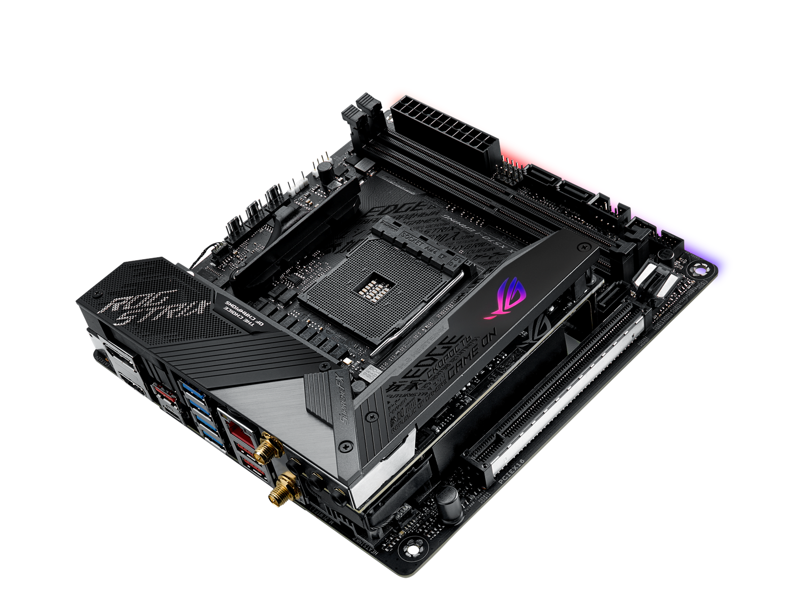 ASUS ROG STRIX X570-I GAMING Mainboard - AMD X570 - AMD AM4 socket - DDR4 RAM - Mini-ITX