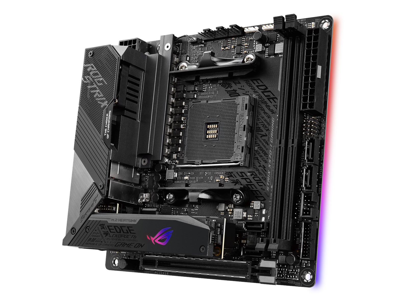 ASUS ROG STRIX X570-I GAMING Mainboard - AMD X570 - AMD AM4 socket - DDR4 RAM - Mini-ITX
