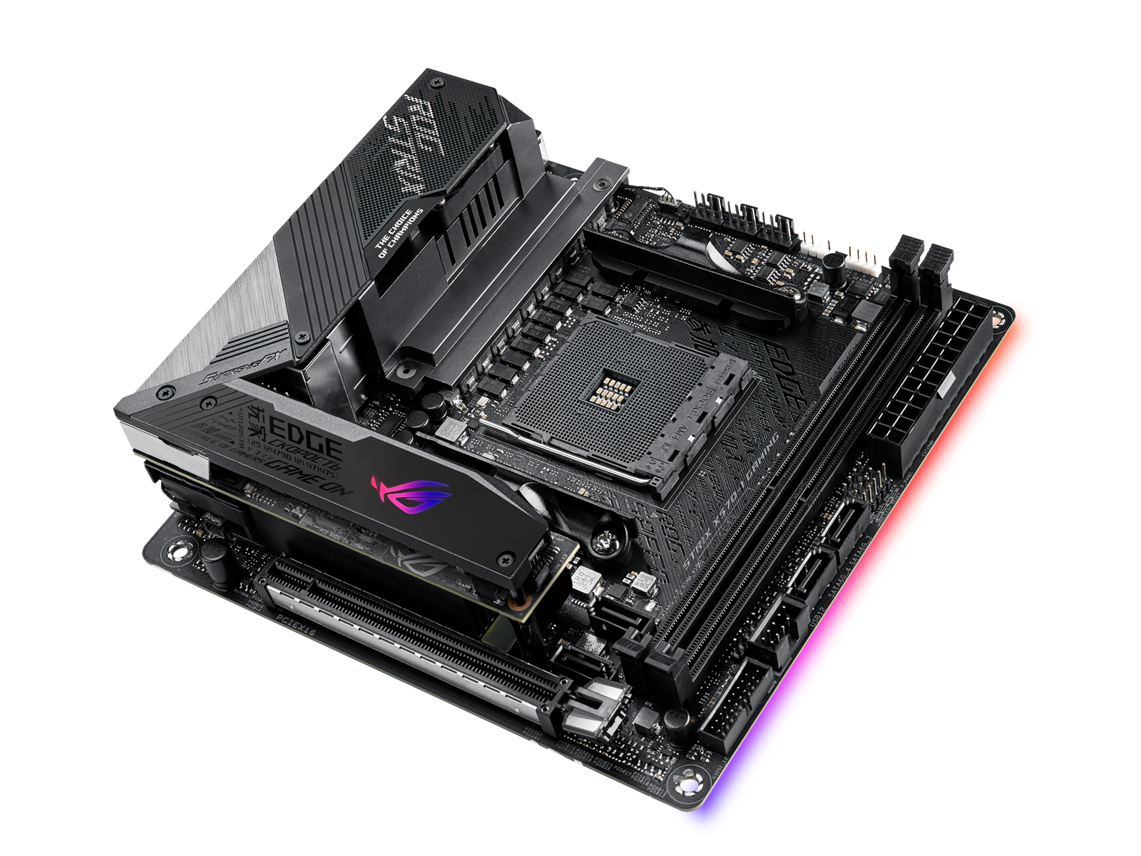 ASUS ROG STRIX X570-I GAMING Mainboard - AMD X570 - AMD AM4 socket - DDR4 RAM - Mini-ITX