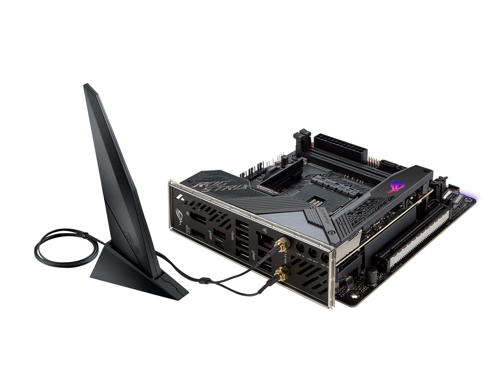 ASUS ROG STRIX X570-I GAMING Mainboard - AMD X570 - AMD AM4 socket - DDR4 RAM - Mini-ITX
