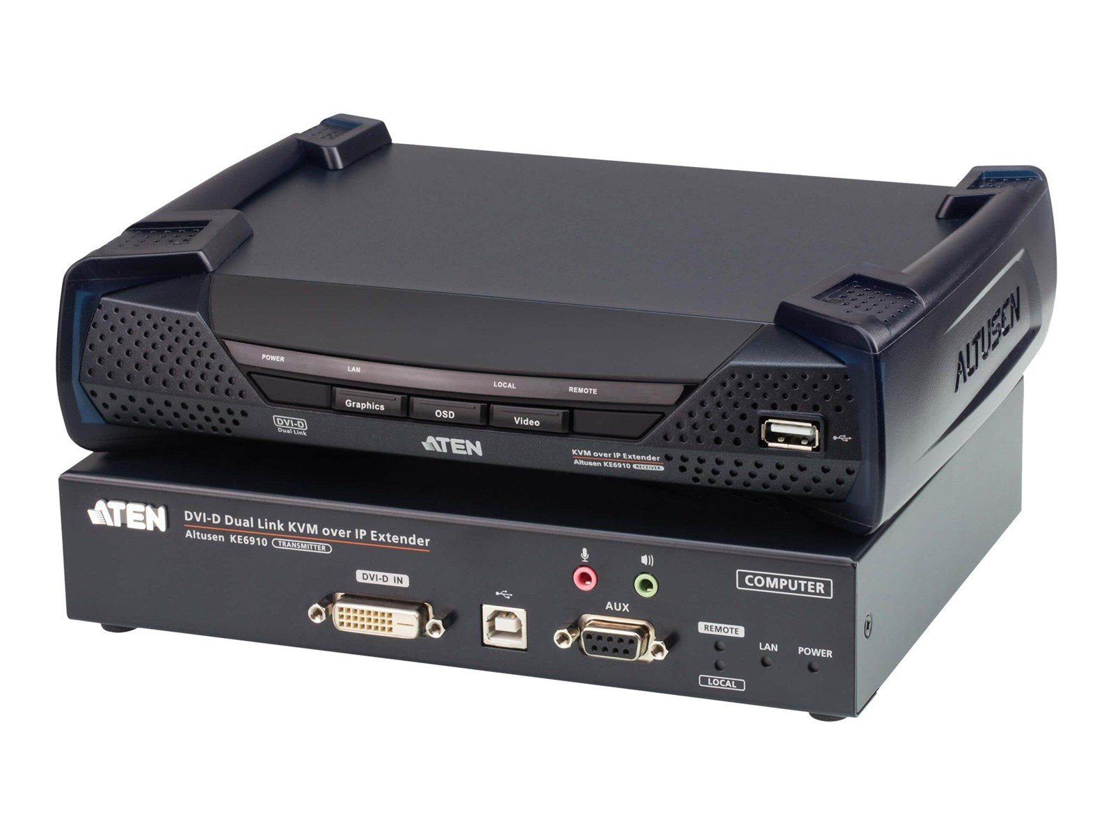 ATEN ALTUSEN KE6910 2K DVI-D Dual Link KVM over IP Extender