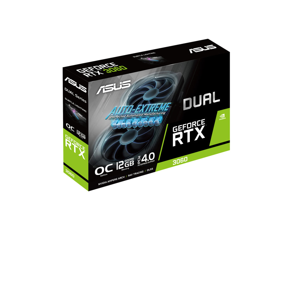 ASUS DUAL-RTX3060-O12G-V2 12GB GDDR6 HDMI DP