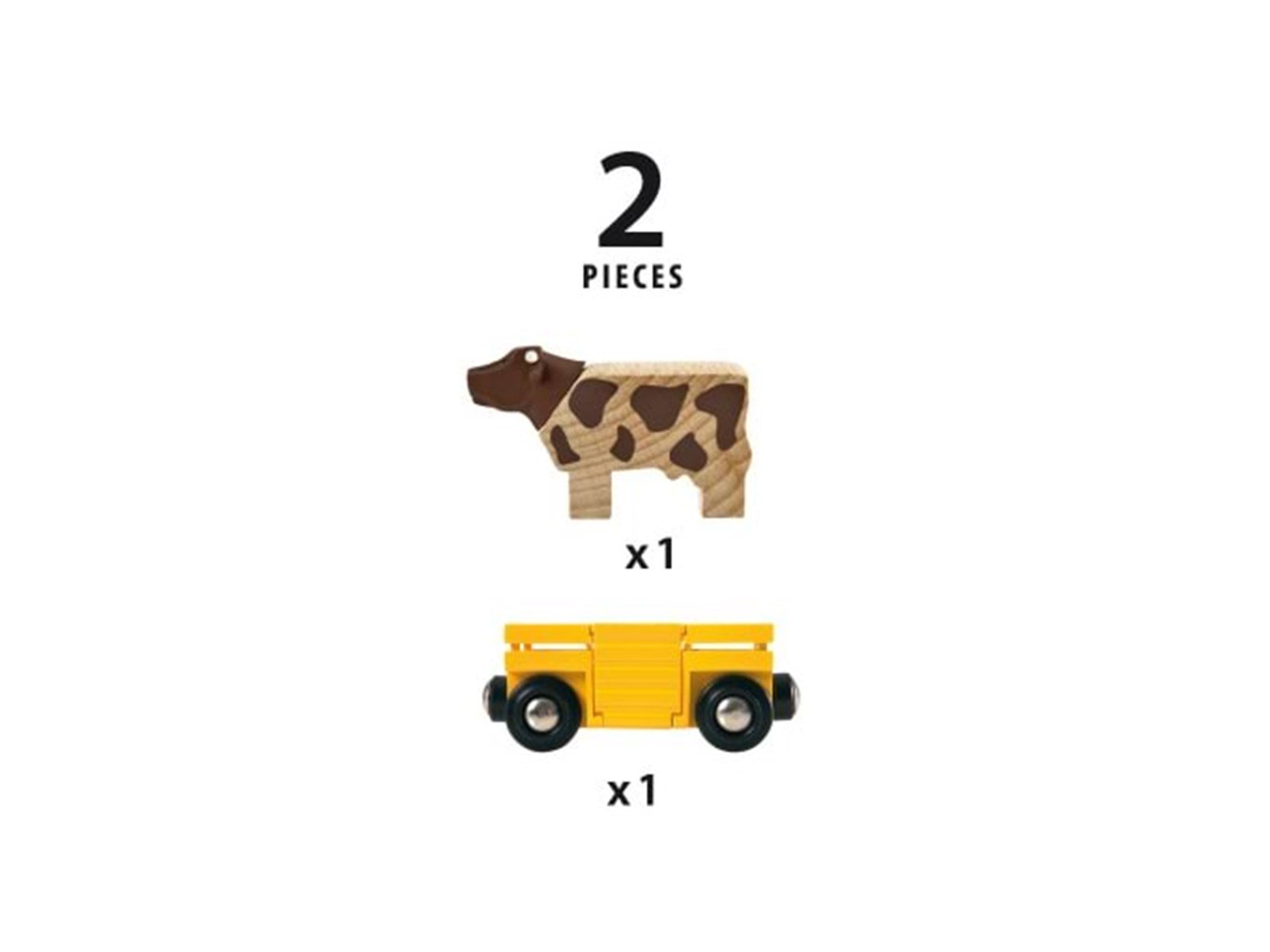 Brio Cow & Wagon