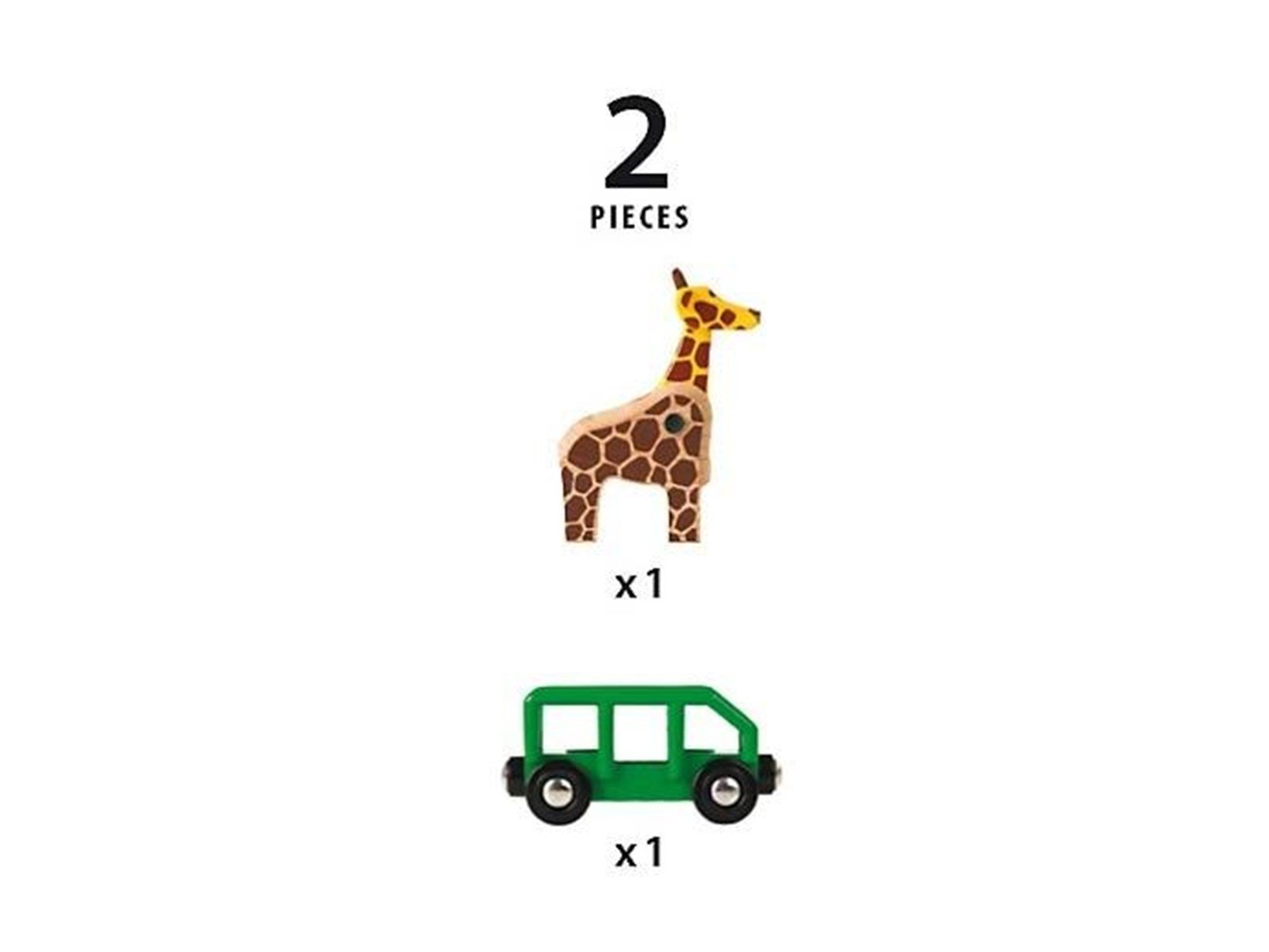 Brio Giraffe and Wagon