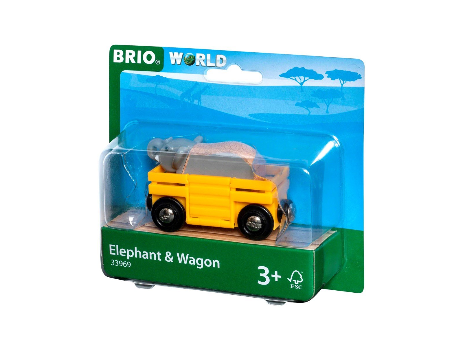 Brio Elephant and Wagon