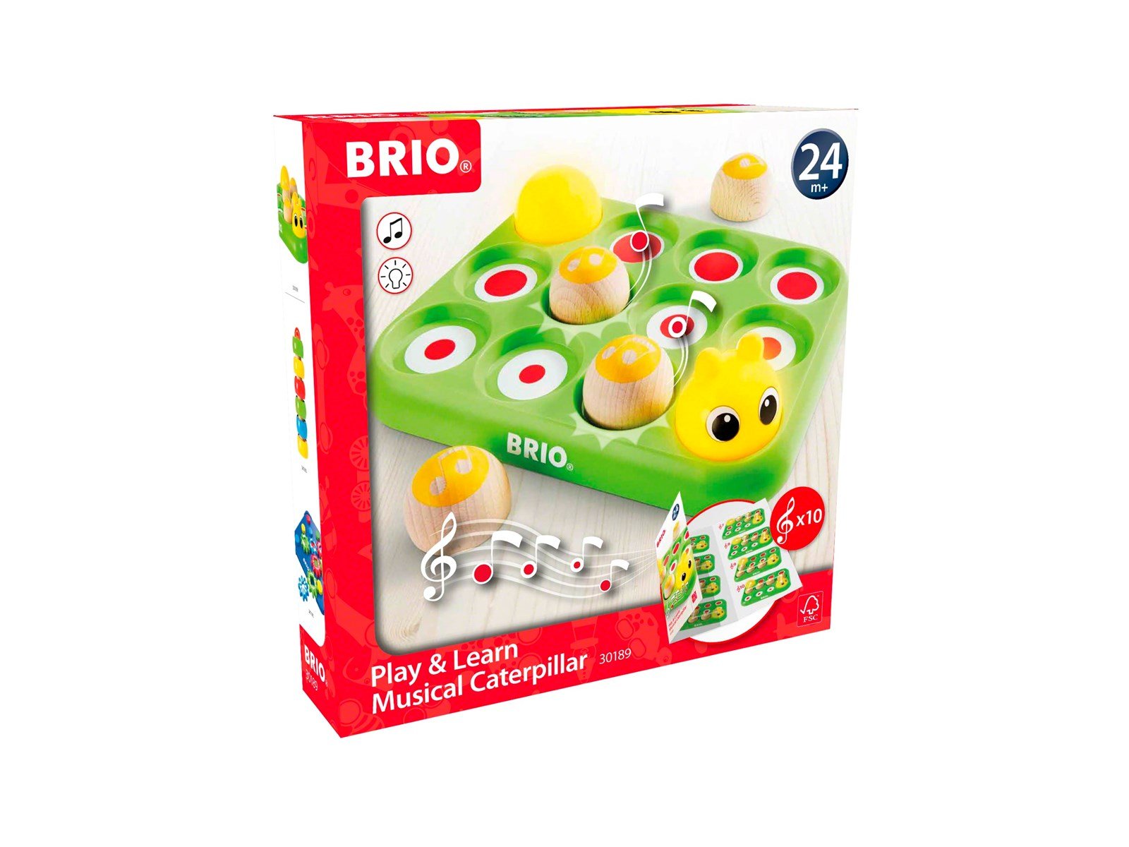 Brio 30189 Musikspiel Raupe