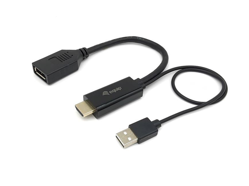 Equip HDMI Adapter Displayport  St/Bu 0.15m 4K/60Hz       sw