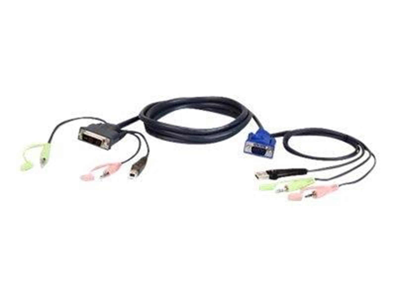 ATEN VGA USB to DVI KVM Cable 3m