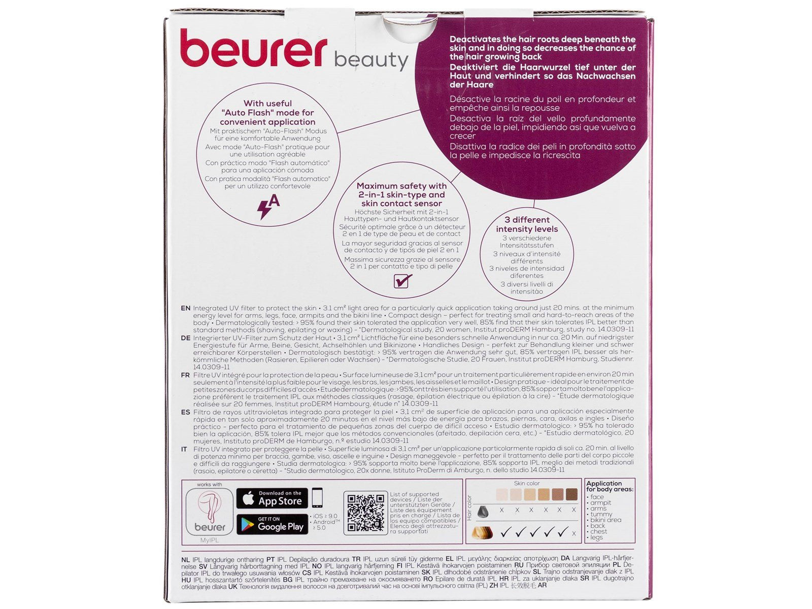Beurer Epilierer IPL Pure Skin Pro - hair removal system