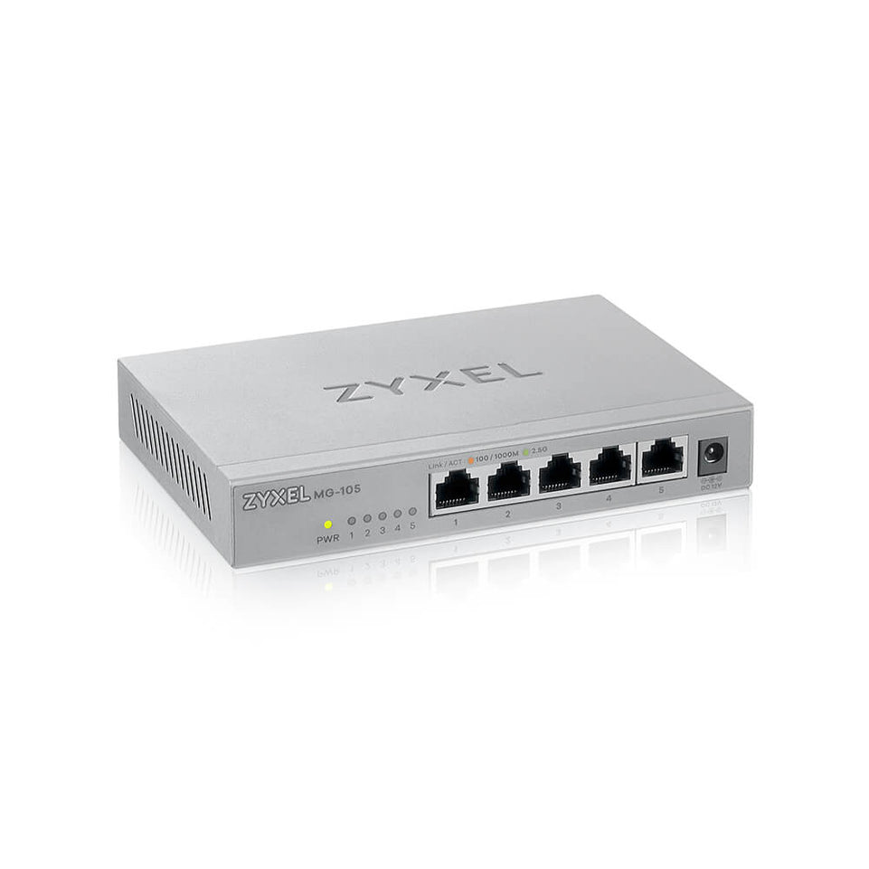 Zyxel Switch  5x Ports Desktop 2,5G MultiGig