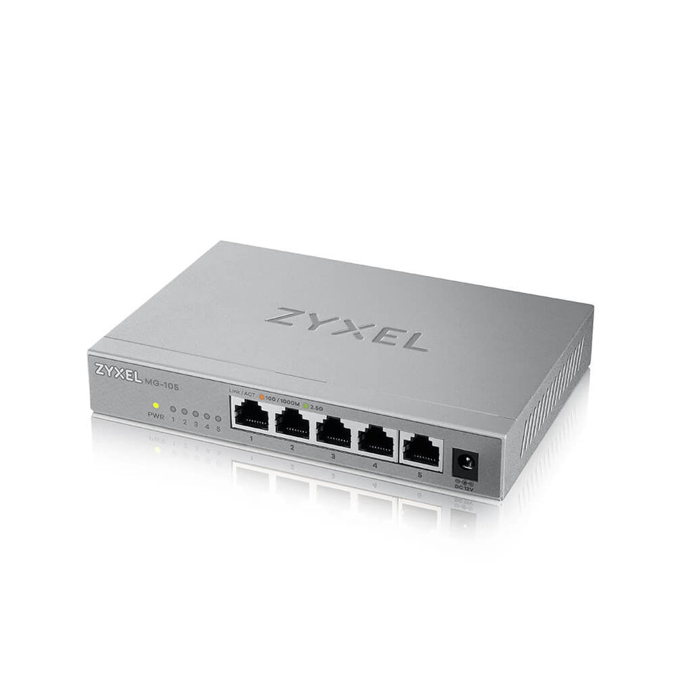 Zyxel Switch  5x Ports Desktop 2,5G MultiGig