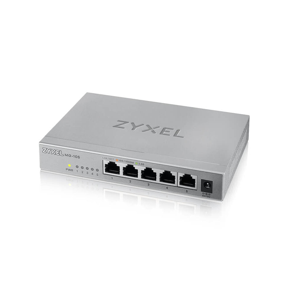 Zyxel Switch  5x Ports Desktop 2,5G MultiGig