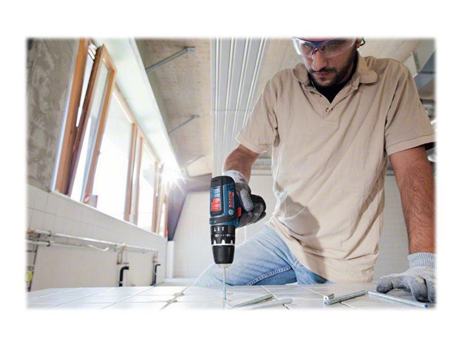 Bosch Professional Blue bosch 12v cordless drill driver gsr 12v-15 w/2x2ah cha