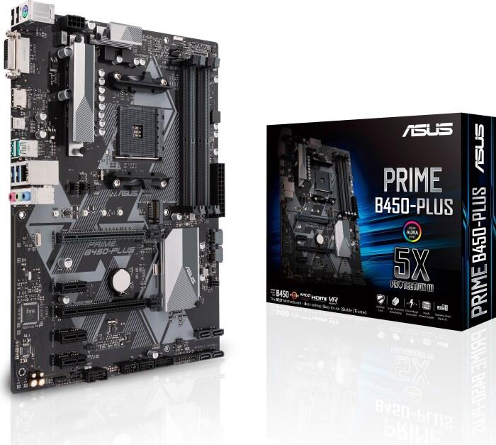ASUS Prime B450-Plus Mainboard Sockel AM4