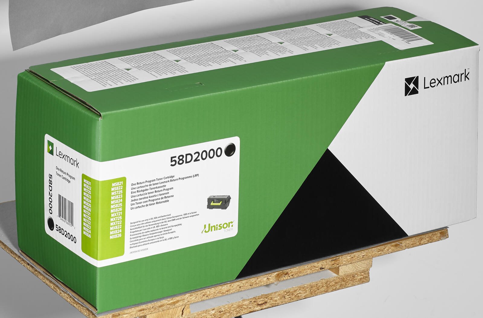 Lexmark Original Toner schwarz 7.500 Seiten (58D2000) für MS821dn/n, MS822de, MS823dn/n, MS825dn, MS826de, MX822ade/adxe