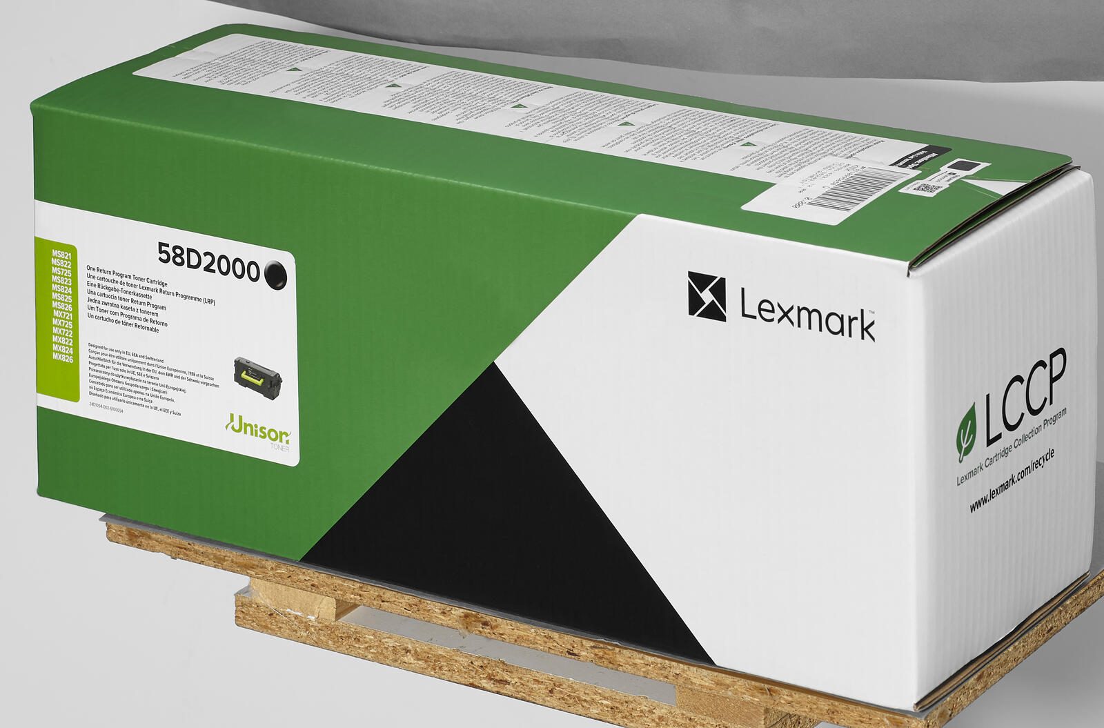 Lexmark Original Toner schwarz 7.500 Seiten (58D2000) für MS821dn/n, MS822de, MS823dn/n, MS825dn, MS826de, MX822ade/adxe