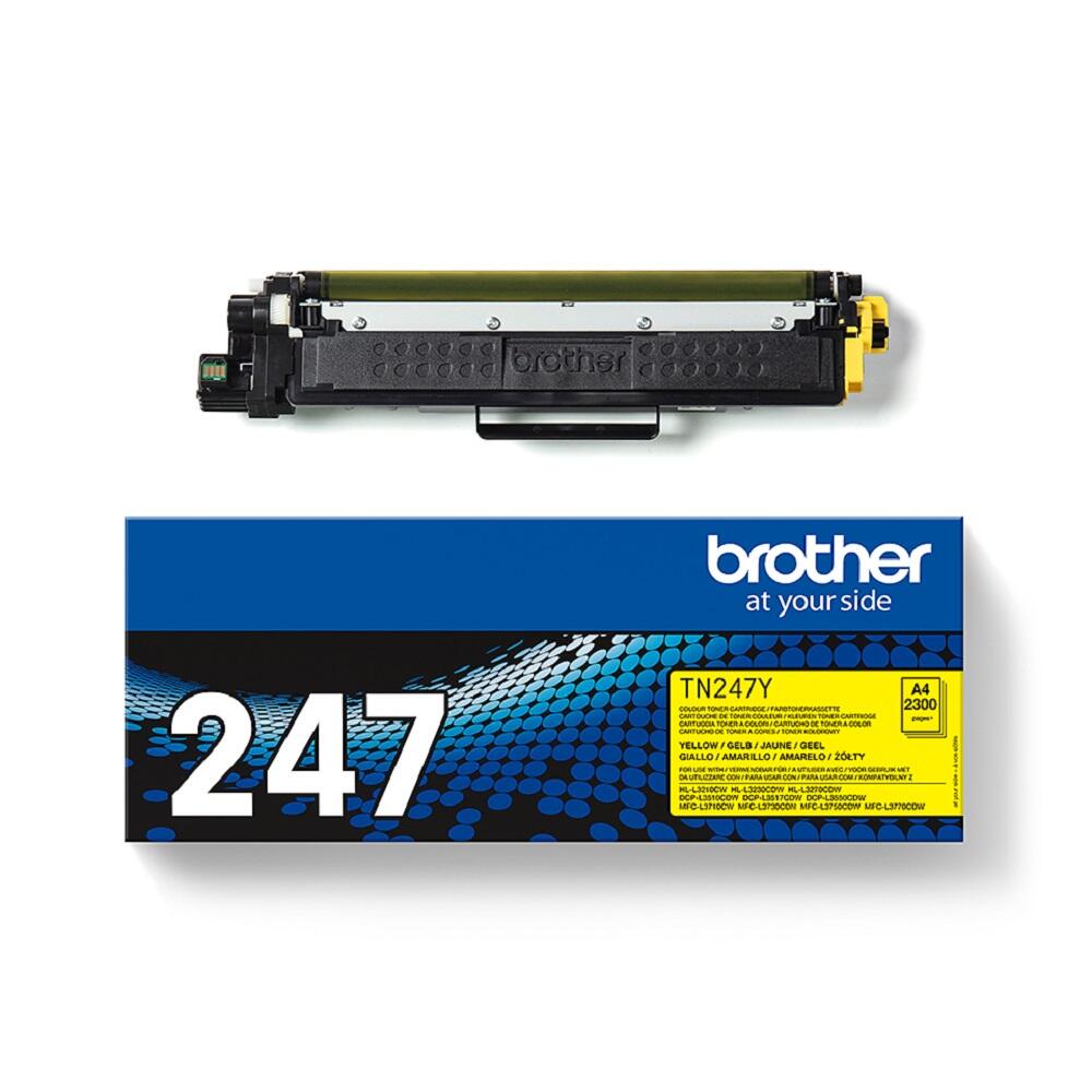 Brother Original TN-247 Jumbo Toner - gelb (TN247Y)