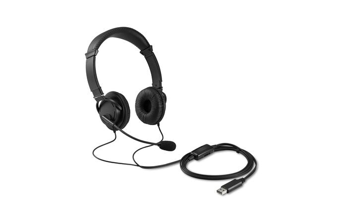 Kensington Headset Hi-Fi USB mit Mic & Volume Control Button