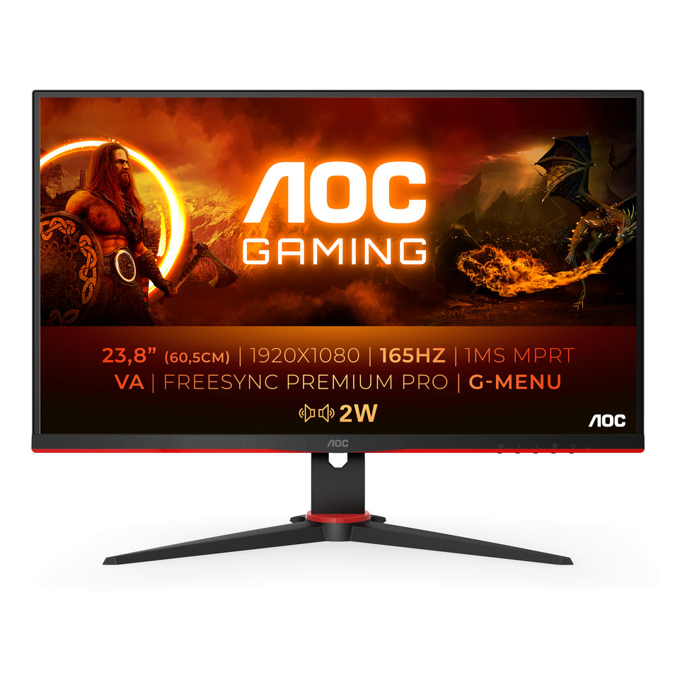 AOC 60,5cm (23,8") 24G2SAE/BK 16:09 HDMI+DP VA black/red