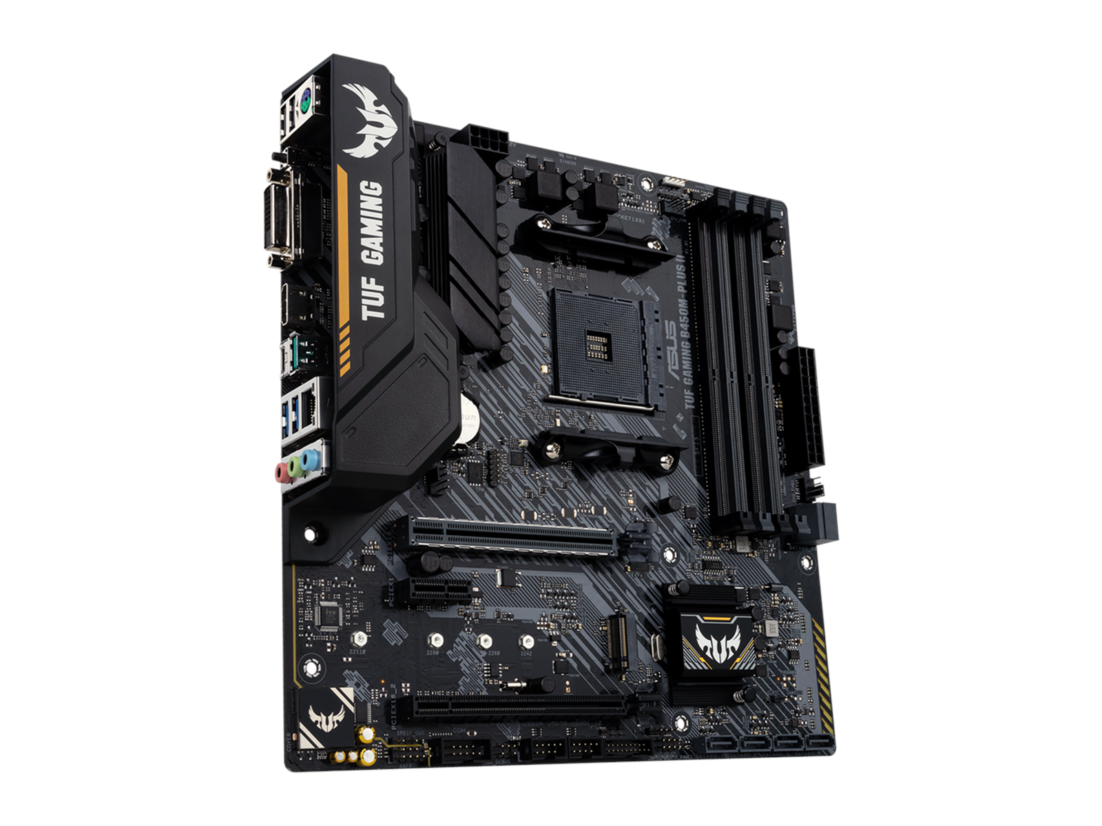 ASUS TUF GAMING B450M-PLUS II Mainboard - AMD B450 - AMD AM4 socket - DDR4 RAM - Micro-ATX